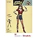 Simplicity 8196 DC Comics Women's Bombshell Wonder Women Halloween and Cosplay Costume Sewing Pattern, Sizes 6-14