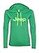 Jeep Ladies Bright Green Hooded T-shirt (X-Large)