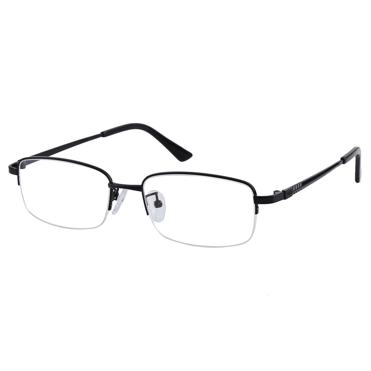 Photo 1 of HUIHUIKK Nearsighted Metal Myopia Glasses Everyday Use Mens Womens -3.75 Black Distance Spectacles (NOT READING GLASSES)