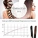 HISOON Professional Hair Straightener,Flat Iron for Hair 2 in 1 Tourmaline Ceramic Travel Straightener Dual Voltage with Adjustable Temperature 180℉ - 450℉ for All Hair Types,Instant Heat Hair Iron,Bl