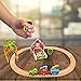 Kidzzy Toys Wooden Train Set for Kids Toddler Gift for Christmas and Birthday for Boys (27 Pcs Farm Train Set)