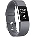 GEAK Bands for Fitbit Charge 2, Adjustable Sports Wrist Bands for Fitbit Charge 2, Large Classic Gray