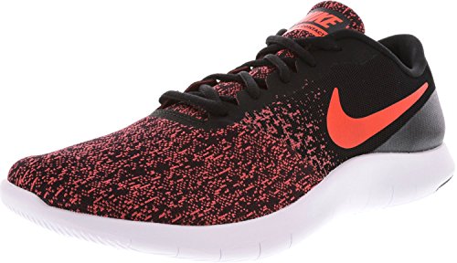 Mens nike flex contact running shoe black/ crimson-gym-…