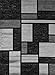 Rugshop Contemporary Modern Boxes Design Soft Indoor Area Rug, 7'10