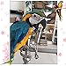 AUOON Bird Toys Stainless Steel Hanging Bell Bird Parrot Cage Bite Toy Squirrel Parrot Pigeon Swing Stand Toys Bells (Large)thumb 3