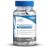 ProbioStress Probiotics + Stress Relief, Reduce Everyday Anxiety, Promote Relaxation, & Improve Focus & Digestion, with KSM-66, SmartBiotics, 60 Count