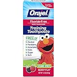 Orajel Elmo Fluoride-Free Training Toothpaste, Berry Fun, 1.5oz