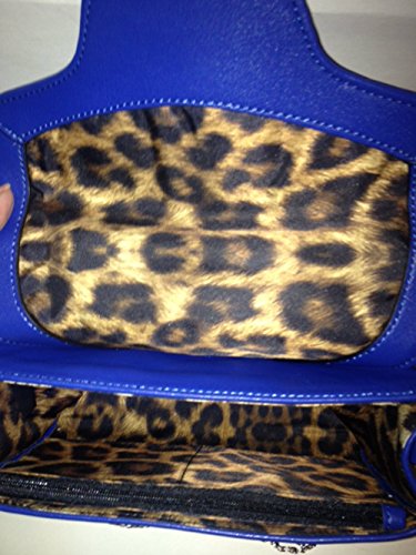 Simpson Irene Clutch With Chain Crossbody Strap- Cobalt Blue Jessica