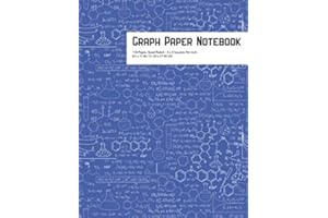 Graph Paper Notebook 110 Pages Quad Ruled 3 x 3 Squares Per Inch: 8.5 x 11 Inch Grid Paper Note Book for Math and Science Students