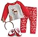 American Girl Doll - Festive Reindeer Holiday Pajamas for 18-inch Dolls - Truly Me 2016 PJ's