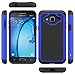 LK Case for J3, Express Prime, Amp Prime, [Shock Absorption] Hybrid Armor Defender Protective Case Cover for Samsung Galaxy J3 / Express Prime/Amp Prime (Blue)