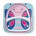 Skip Hop Baby Plate, Zoo Divided Plate, Butterfly