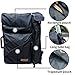 Artoop Water-resistant Artist Portfolio Backpack Tote Bag for Art Storage and Traveling Size 26”x19” Black Color