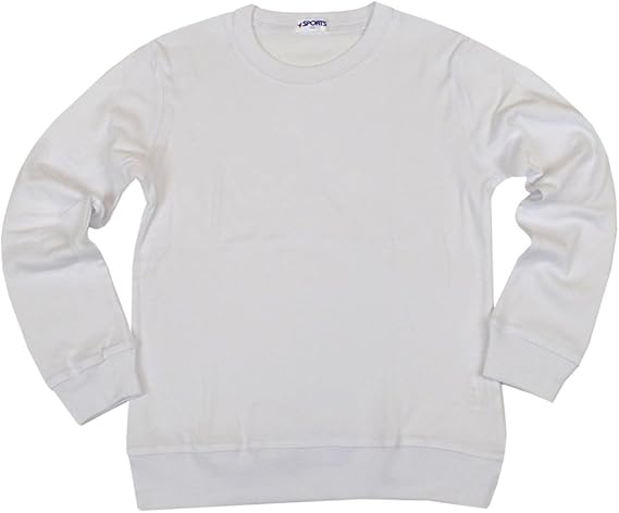 Amazon Co Jp 体操服 体操着 長袖 子供 丸首 Tシャツ スクールウェア 小学生 中学生 高校生 体操服 白 Fo 服 ファッション小物