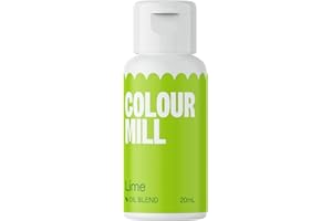 Colour Mill Oil-Based Food Coloring, 20 Milliliters Lime