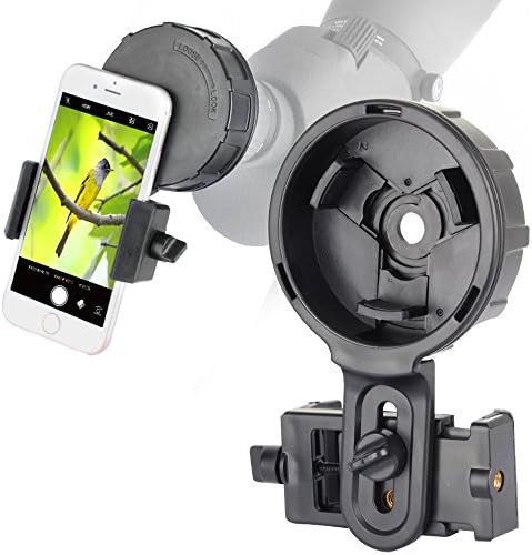 Universal Cell Phone Spotting Scope Mount Big Type Photography Adapter Mount Work with Binoculars Monocular Spotting Scope Telescope For iPhone 6Plus Samsung HTC LG and More