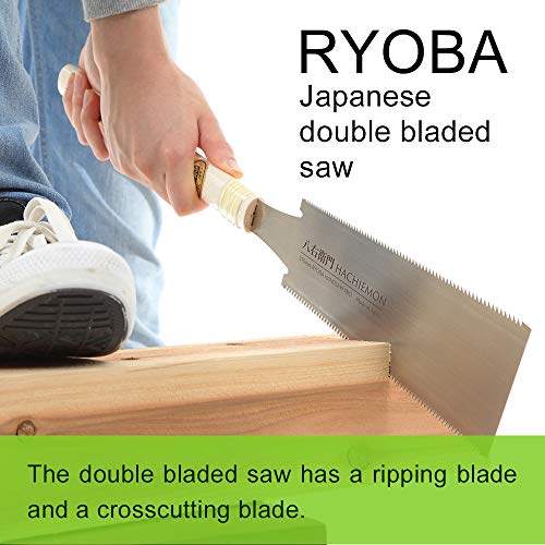 Japanese Hand Saw 210mm Ryoba PRO Sharp and Smoothly HACHIEMON