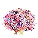 Kocome 100pcs Mini Satin Ribbon Flowers Bows Gift DIY Craft Wedding Decoration Ornament