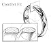 6mm/8mm Men's Titanium Ring Brushed Dome Wedding Band Comfort Fit Size 4-15