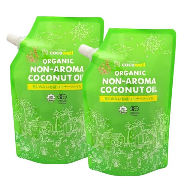 ココウェル オーガニックノンアロマ ココナッツオイル（460g×2袋）cocowell商品画像