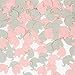 Pink Elephant Confetti Scatter Baby Shower Decoration for Girl Birthday Party Supplies Gender Reveal Theme (Pink+Gray) 200 Pieces