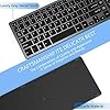 Wireless-Keyboard-24GHz-Ultra-Slim-Rechargeable-Wireless-Keyboard-with-Numeric-Keypad-for-Computer-PC-Laptop-Surface-QWERTY-UK-Layout-Gray Vivefox Wireless Keyboard, 2.4GHz Ultra Slim Rechargeable Wireless Keyboard with Numeric Keypad for Computer, PC, Laptop…