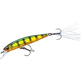 Yo-Zuri 3DB Jerkbait Suspending Lure, Prism Perch, 3-1/2-Inch