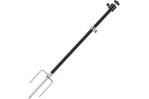 AVMAXCAM Trail & Game Camera Stand Mounts, 3-in-1 Aluminum, 360° Adjustable, Foldable, Rustproof, Compatible with 1/4''-20 Screw Devices for Trail Cameras, Solar Panels, Night Fishing Lights etc.