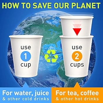4 Oz All Purpose White Paper Cups 50 Ct Hot And Cold Beverage Cup For Water Tea Coffee Ideal Bath Cup Amazon Ae