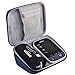 Case Compatible for Omron 10 Series Upper Arm Blood Pressure Monitor, Storage Bag Fits Charger & Cuff (Dark Blue)