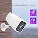 SDETER Wireless Battery Camera, 1080P WiFi IP Home Security CCTV Weatherproof System, Night Vision Motion Detection 12000mAh Rechargeable Battery Built-in for Outdoor Indoor