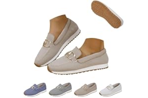 Women's Knit Slip On Loafers Casual Comfortable Orthopedic Sneaker Business Office Loafers Non-Slip Shoes Lightweight Platfor