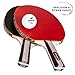 Keser Sports 5-Star Ping Pong Paddle Set – 4 Player Racket Set Bundle with 8 Professional ABS Balls and Portable Storage Bag Included. Advanced Spin, Speed and Control for Indoor/Outdoor Table Tennis