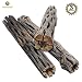 SunGrow 3 Cholla Woods, 5" Long Aquarium Decor, Chew Toys for Small Pets, DIY Artistic Home-Decor, Long Lasting Driftwood, Release Tannins to Keep Aquatic Pets Healthy, Functional Ornamentation