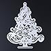 Whitelotous Cutting Dies Stencil Metal Mould for DIY Scrapbook Album Paper Card (Christmas Tree)