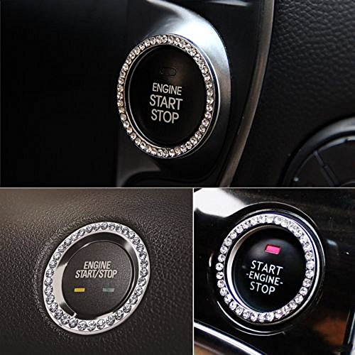 5 Crystal+Rhinestone+Sticker+Interior+Ignition