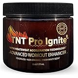 TNT Pro Ignite Stomach Fat Burner Body Slimming Cream With HEAT Sweat Technology - Thermogenic Weight Loss Workout Enhancer (6 oz Jar)