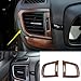 Flash2ning-Side Air Vent Outlet Cover Peach Wood Grain Trim Compatible for Honda CRV CR-V 2017 2018 2019 2020 2021 2022,Interior Accessories,1 Set of 2