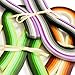 Juya Paper Quilling Set 720 Strips 36 Colors 54cm Length/strips 3/5/7/10mm Width Available (Paper Width 7mm)