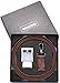 Marino Men’s Genuine Leather Ratchet Dress Belt With Automatic Buckle, Enclosed in an Elegant Gift Box - Cocoa - Adjustable from 28