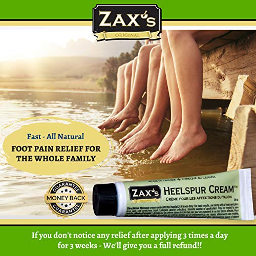 Zax’s Original Heelspur Cream All Natural Foot Pain Relief Cream for