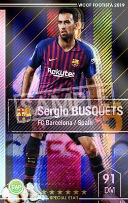 Amazon Wccf Footista ランクアップ済み F19 3 024 R セルジ ブスケッツ 6 Ss トレカ 通販