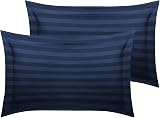 MOONLIGHT20015 Double Duvet Set Reversible Stripes Navy 200x200 cm view 8
