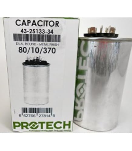 その他 R&amp;J Amazon.com: 35/5 Mfd 370V Round Capacitor 43-25133-35 Rheem