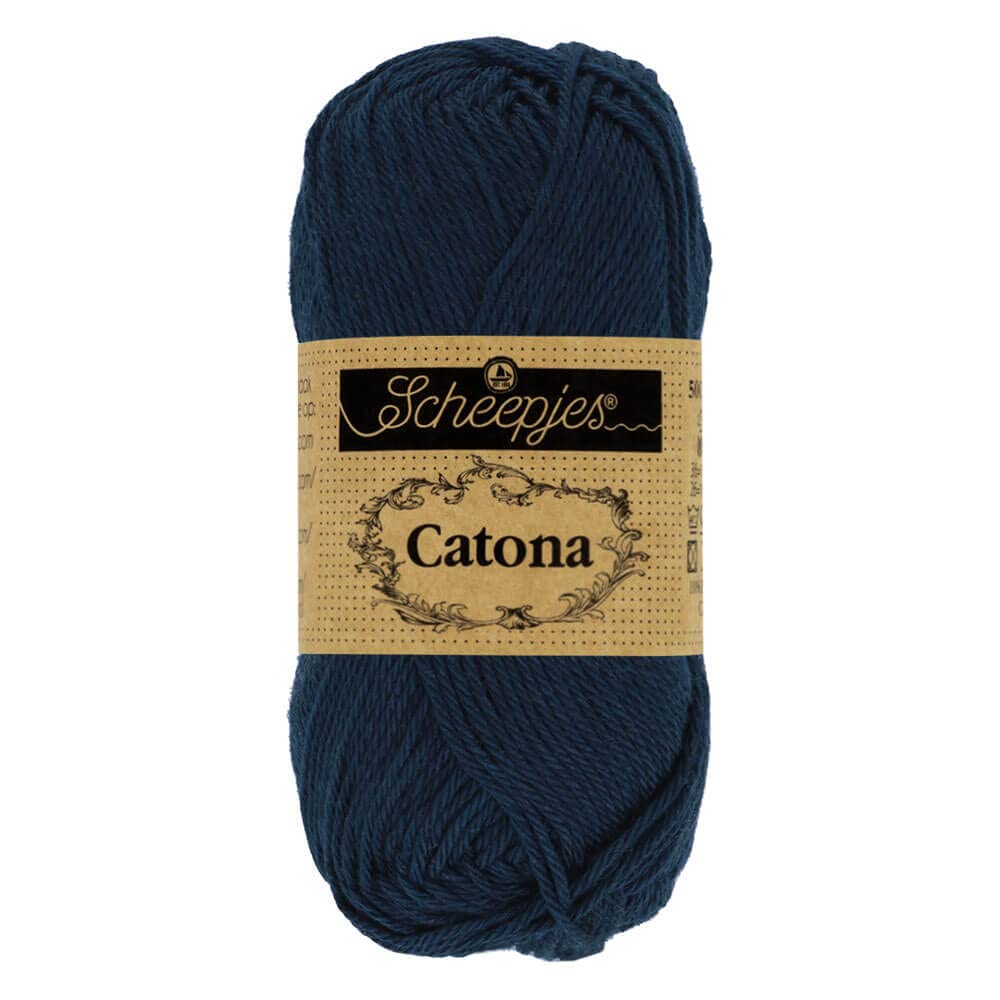 Scheepjes - Scheepjes Catona 124 Ultramarine Yarn - 10x50g — image 1