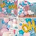 Gender Reveal Party Supplies Balloon Garland Kit - Balloon Arch Kit (Small, Big, Gold Confetti, Blue, Pink Balloons and More!), with OH BABY Foil Balloon, Tinsel Curtain, Balloon Pump, and Accessories