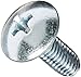 Steel Thread Rolling Screw for Metal, Zinc Plated, Truss Head, Phillips Drive, #10-32 Thread Size, 1/2