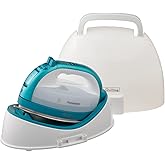 Panasonic NI‑QL1000G Cordless Steam Iron for Quilting & Crafts – 1500 W 360° Freestyle Double‑Tip Stainless Steel Soleplate –