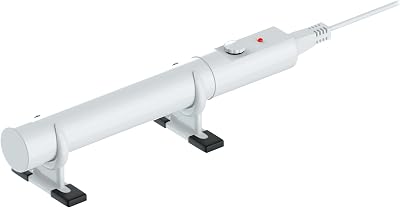 Hylite Slimline Ecoheater Tube Heater with Thermostat White 300mm 28W