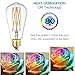 10W Edison Style Vintage LED Filament Light Bulb，ST64(ST21) Led Retro Bulb,100 Watt Equivalent Light Bulbs,Warm White 2700K,1200LM,Dimmable, E26 Medium Base Lamp, Antique Shape, (4 Pack)